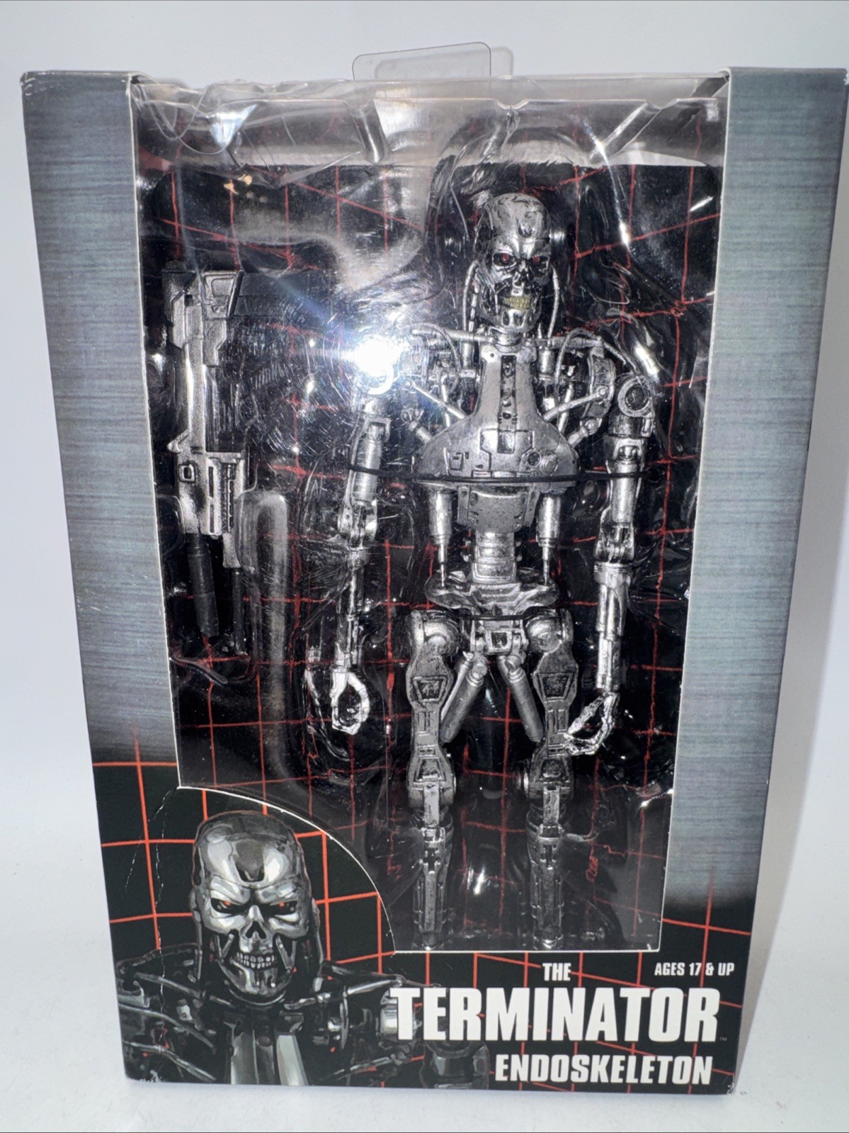 The Terminator 2 Endoskeleton Arnold Schwarzenegger T-800 Action Figures Toys 7”