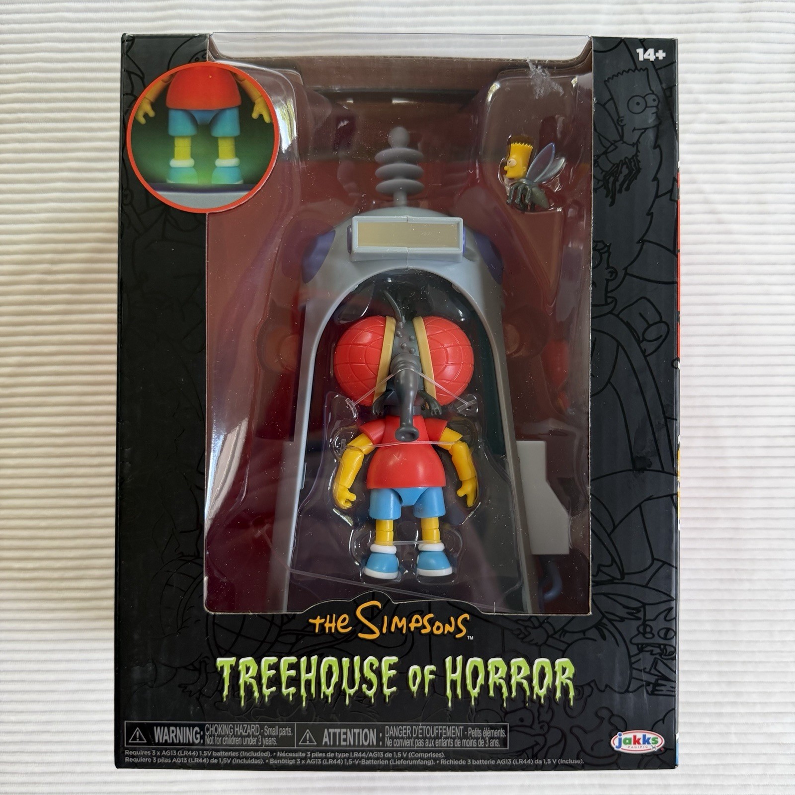 2025 Jakks Pacific Simpsons Treehouse of Horror Fly Boy Bart 5” Action Figure
