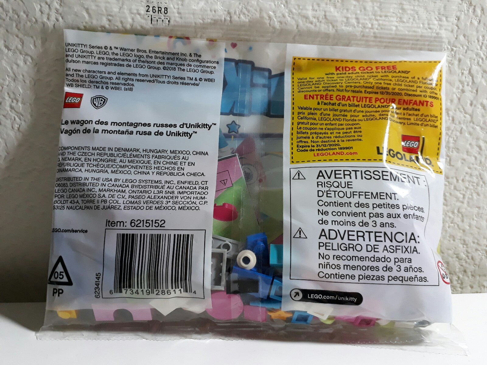 Lego 30406 Unikitty Roller Coaster Wagon Brand New Sealed Poly-Bag