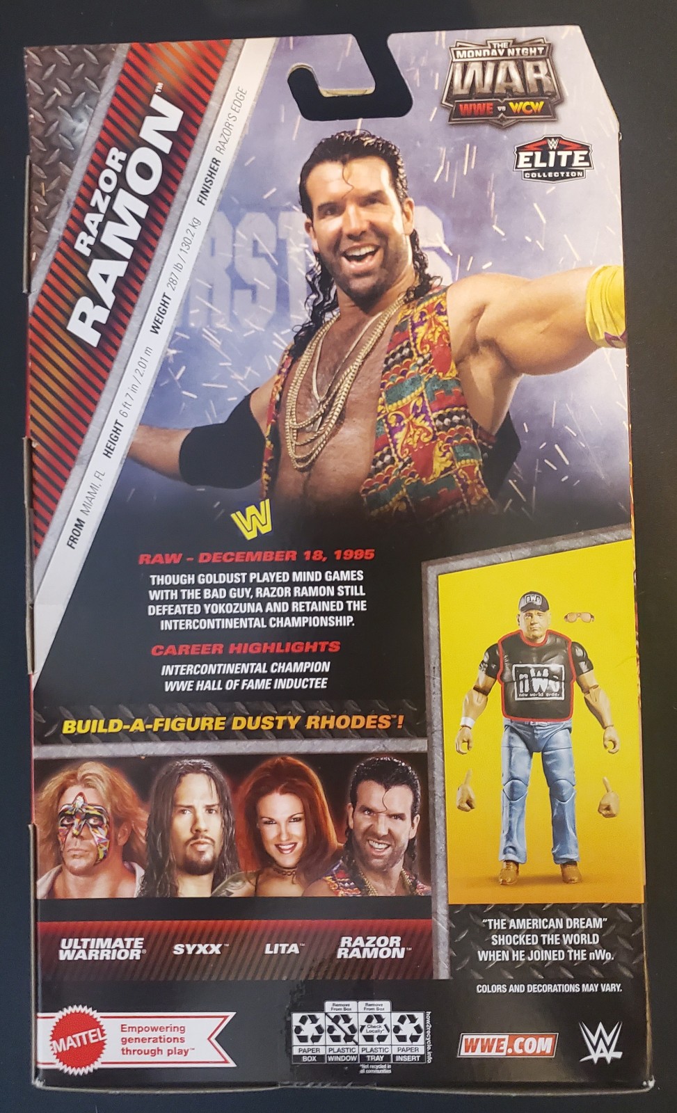 WWE Elite Monday Night War Series 5 – Razor Ramon Wrestling Action Figure – NEW