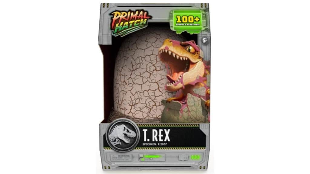 Jurassic World Park Primal Hatch T-REX Tyrannosaurus Rex Dinosaur Egg Figure