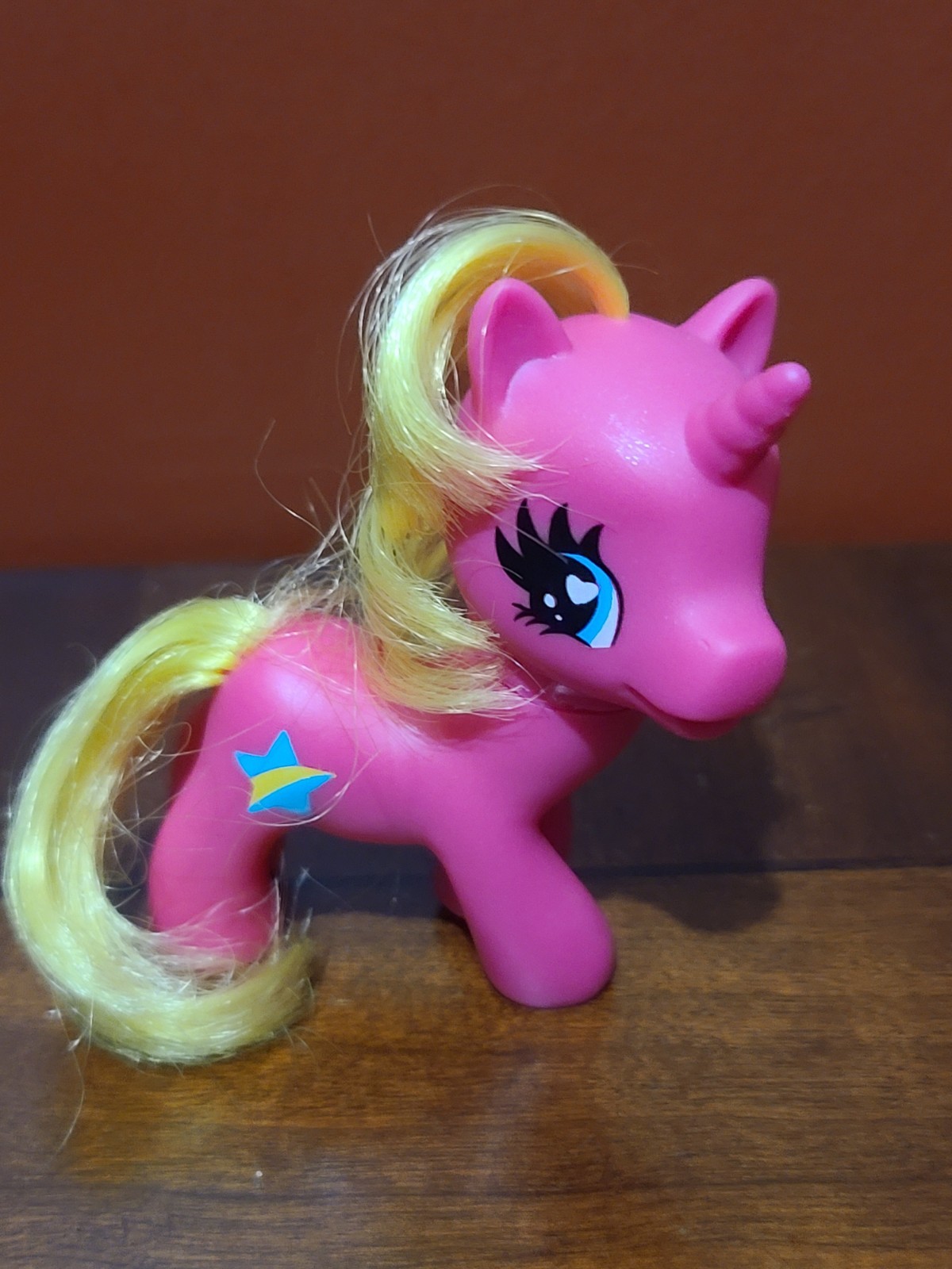 My Little Pony Figures Pink Yellow Tiny 2.5 Inches