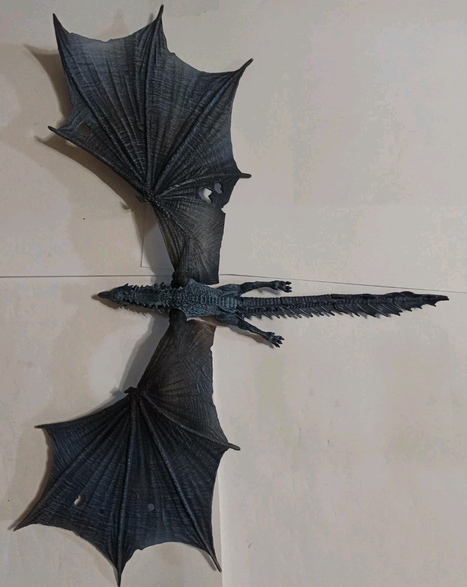 Game of Thrones Deluxe Viserion Ice Dragon Action Figure McFarlane Incomplete