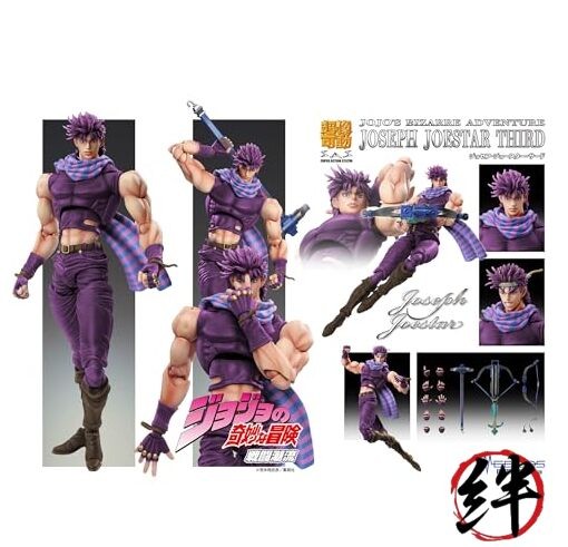 JoJo’s Bizarre Adventure Part 2 Joseph Joestar Third 165mm Painted Figure