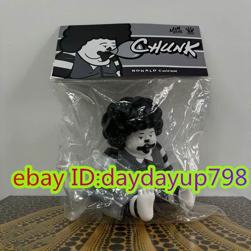 UNBOX JIM DREAMS RONALD CHUNK Black White SOFT VINYL Sofubi Figure H13CM(5.2in)