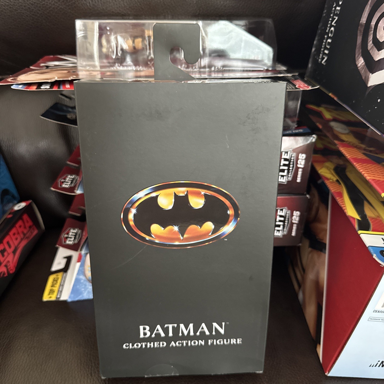 NECA BATMAN RETURNS BATMAN 8 In CLOTHED ACTION FIGURE – IN HAND- KEATON