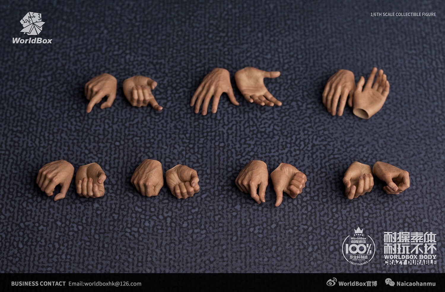 US 1:6 Male Hands Shape Model Accessories Fit 12” Male Action Figure Body Toy