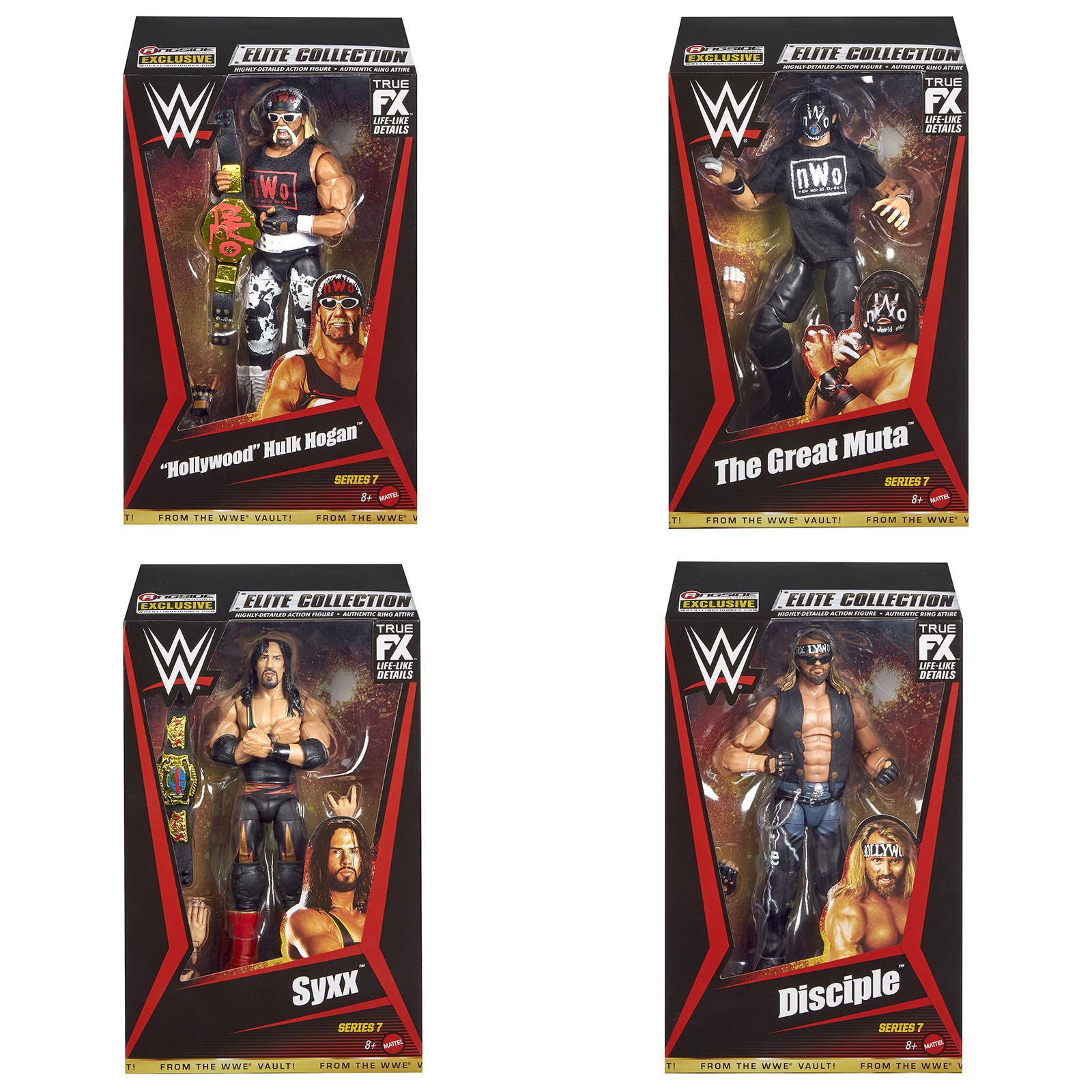 WWE From the Vault Ringside Exclusive Series 7 – Set of 4 Toy Wrestling Figures