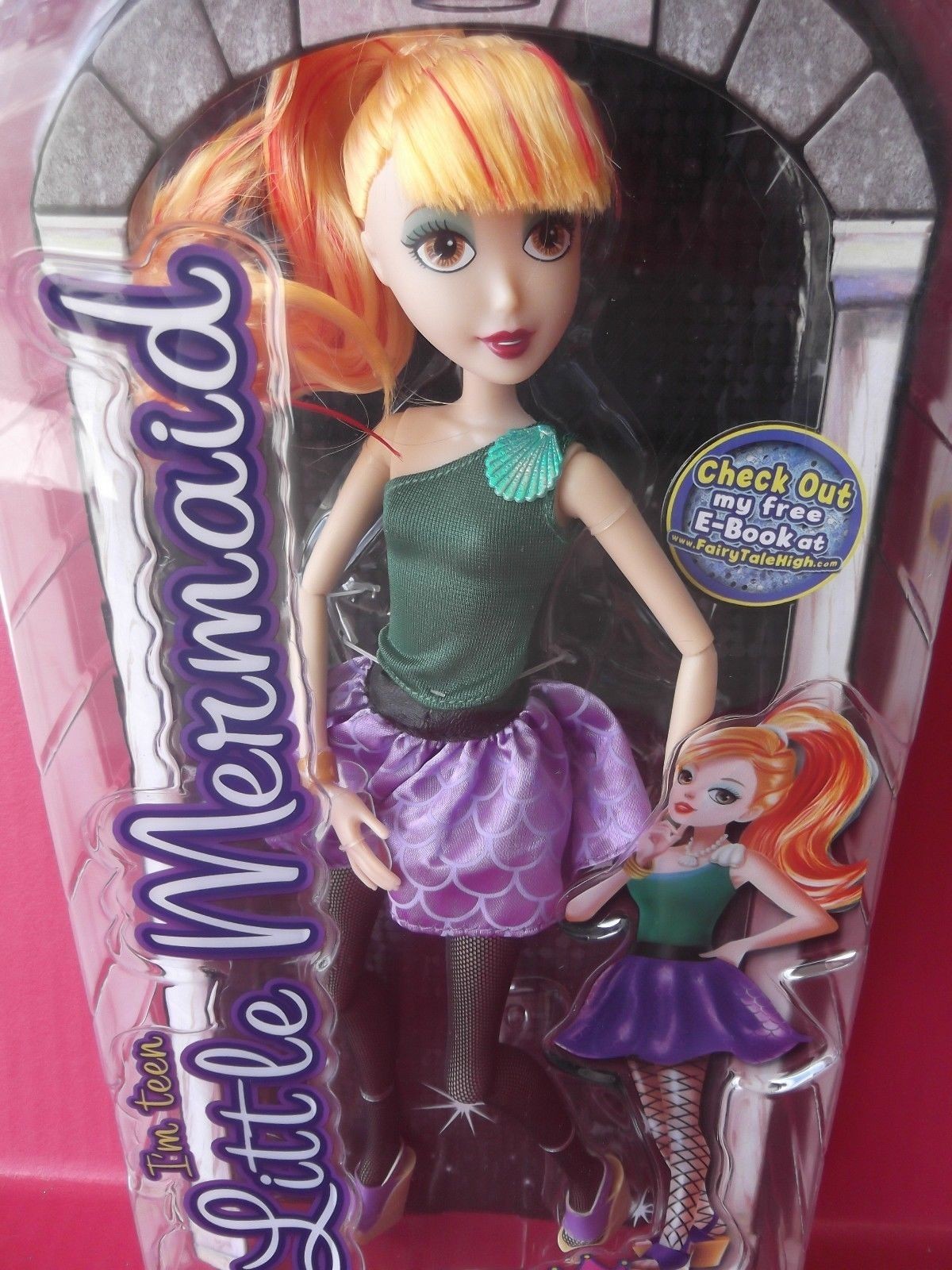 Fairy Tale High I’am Teen Little Mermaid 12″IN PVC Figure Were Dreams Begin Cute