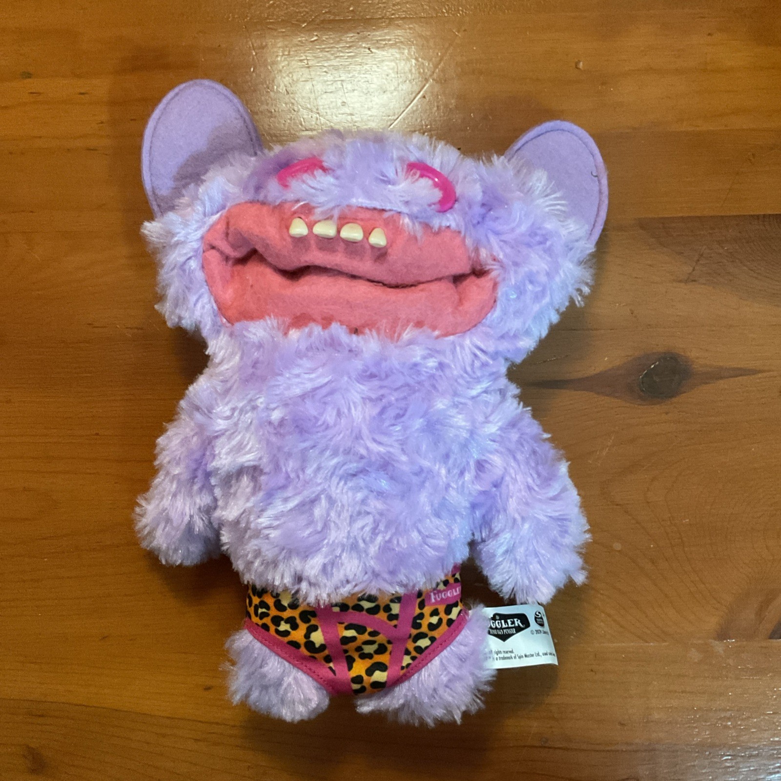 10” Fuggler Funny Ugly Monster Doll Old Tooth Soft Stuffed Purple Plush