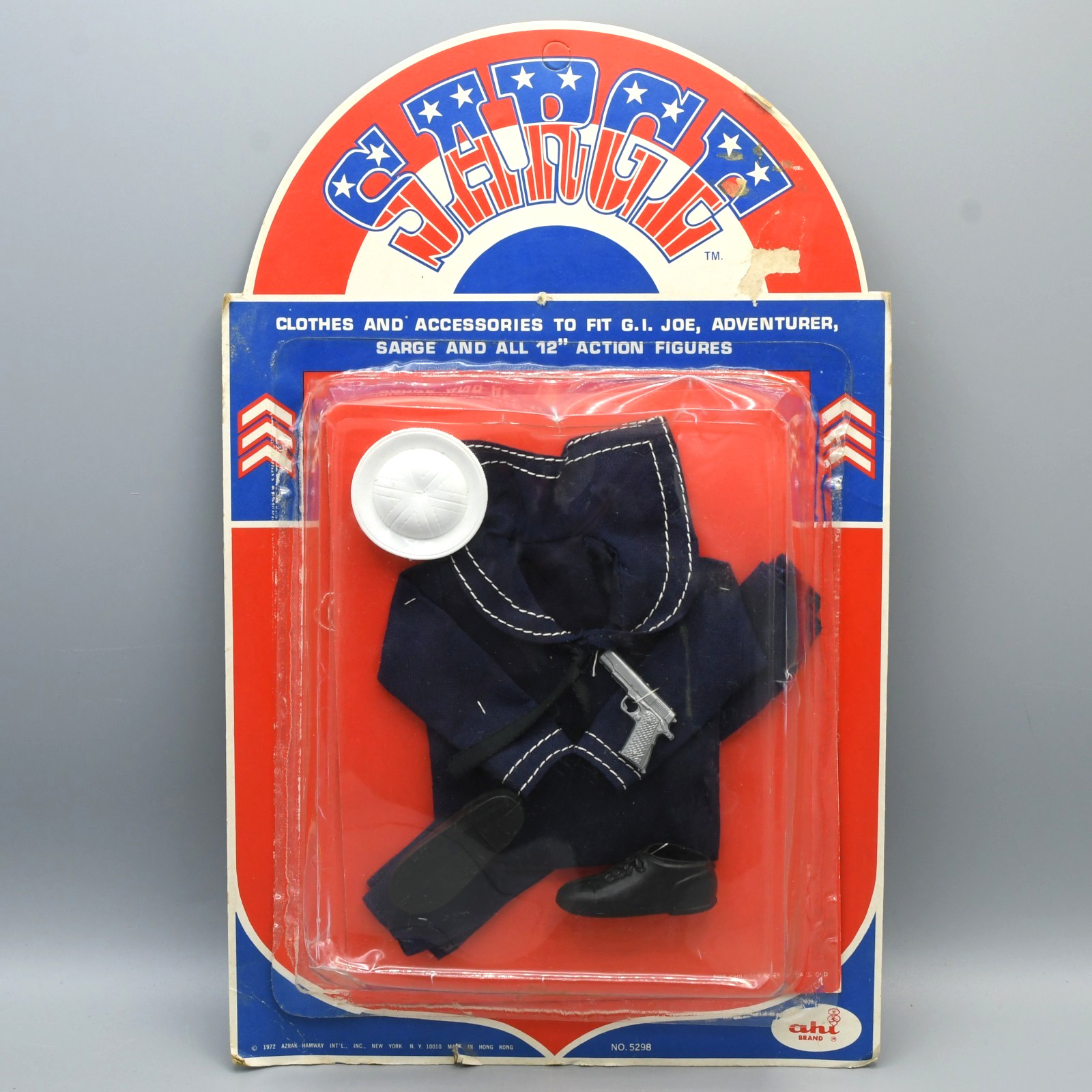 Sarge Navy Naval Uniform Accessories Set Vintage 1972 AHI GI Joe KO Knockoff NEW