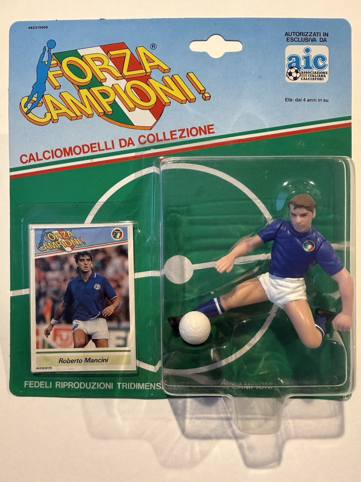 ?⚽️ 1989 ROBERTO MANCINI Forza Campioni! Italy, Kenner Starting Lineup ⚽️?
