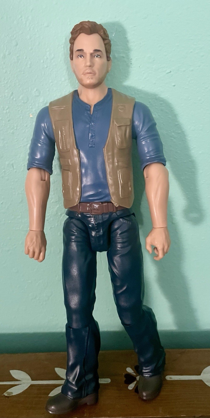 Jurassic World Owen Grady Action Figure Mattel Articulated Chris Pratt 12 Inches