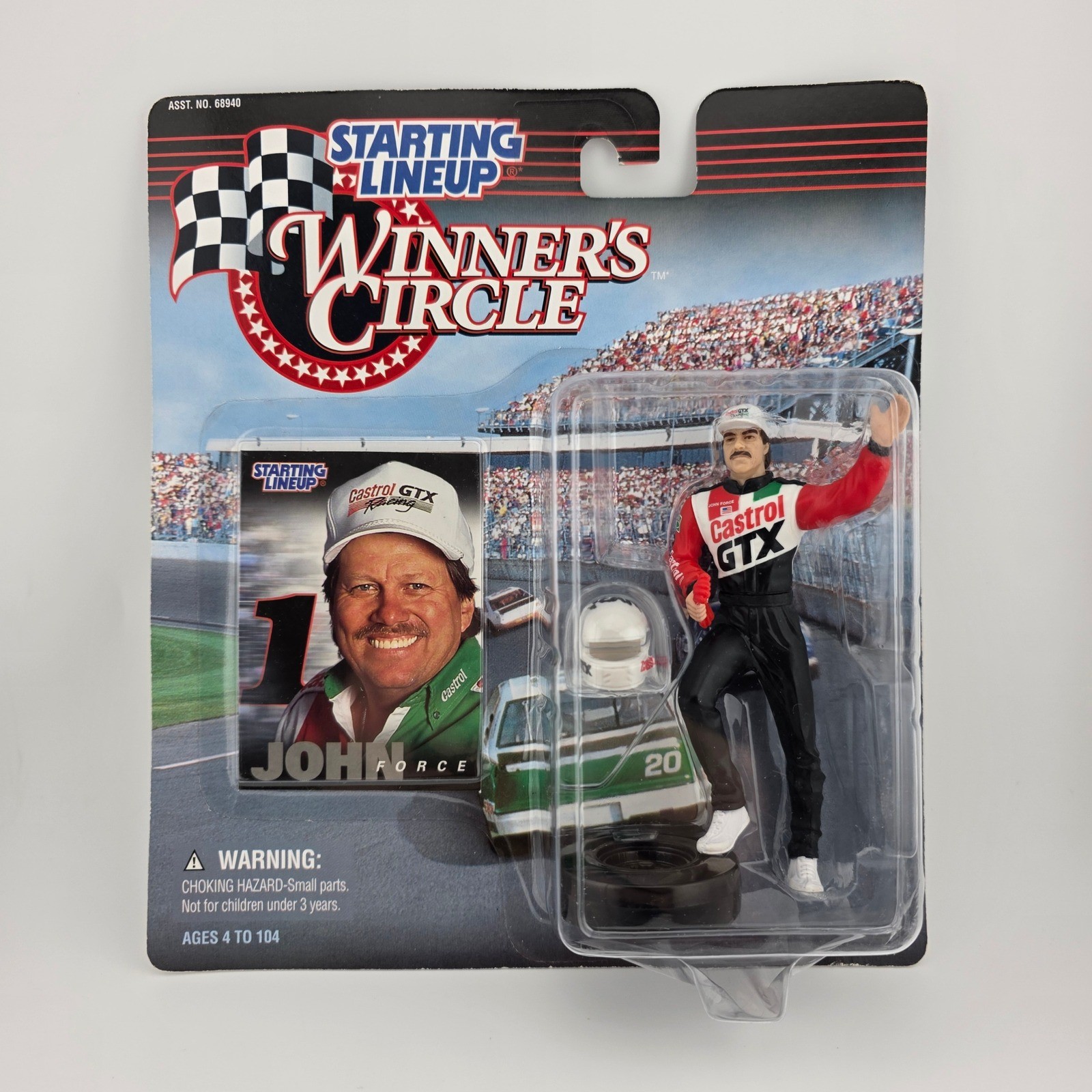Starting Lineup Winner’s Circle John Force Action Figure 1997 Castrol GTX NIP
