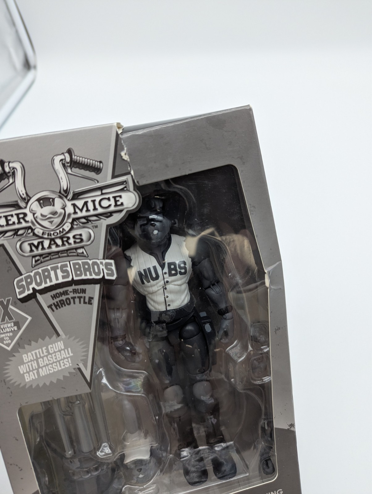 Biker Mice from Mars Throttle Sports Bros B&W Figure- PX (Black & White Version)