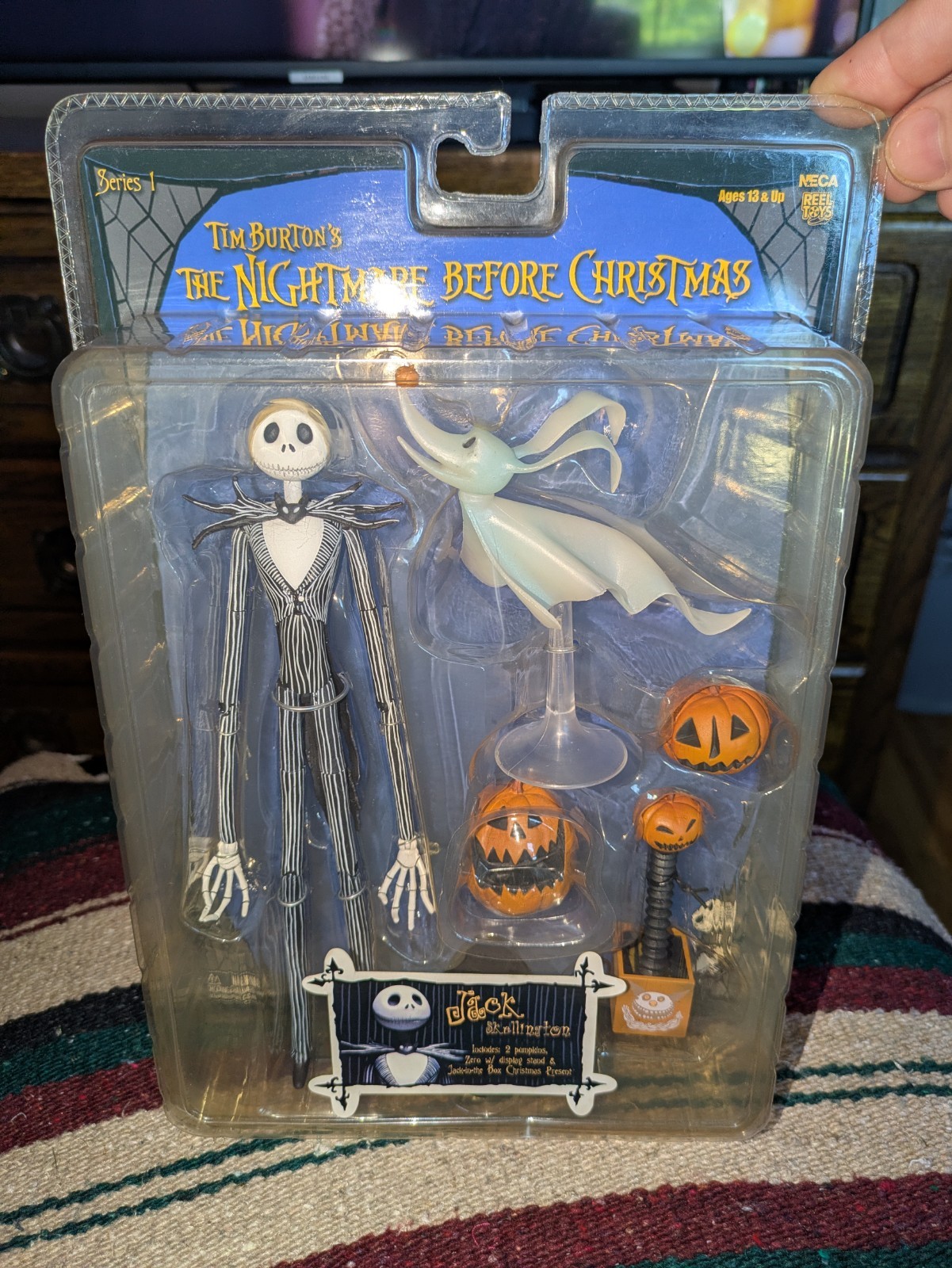 The Nightmare Before Christmas JACK SKELLINGTON Series 1 NECA Tim Burton Figure