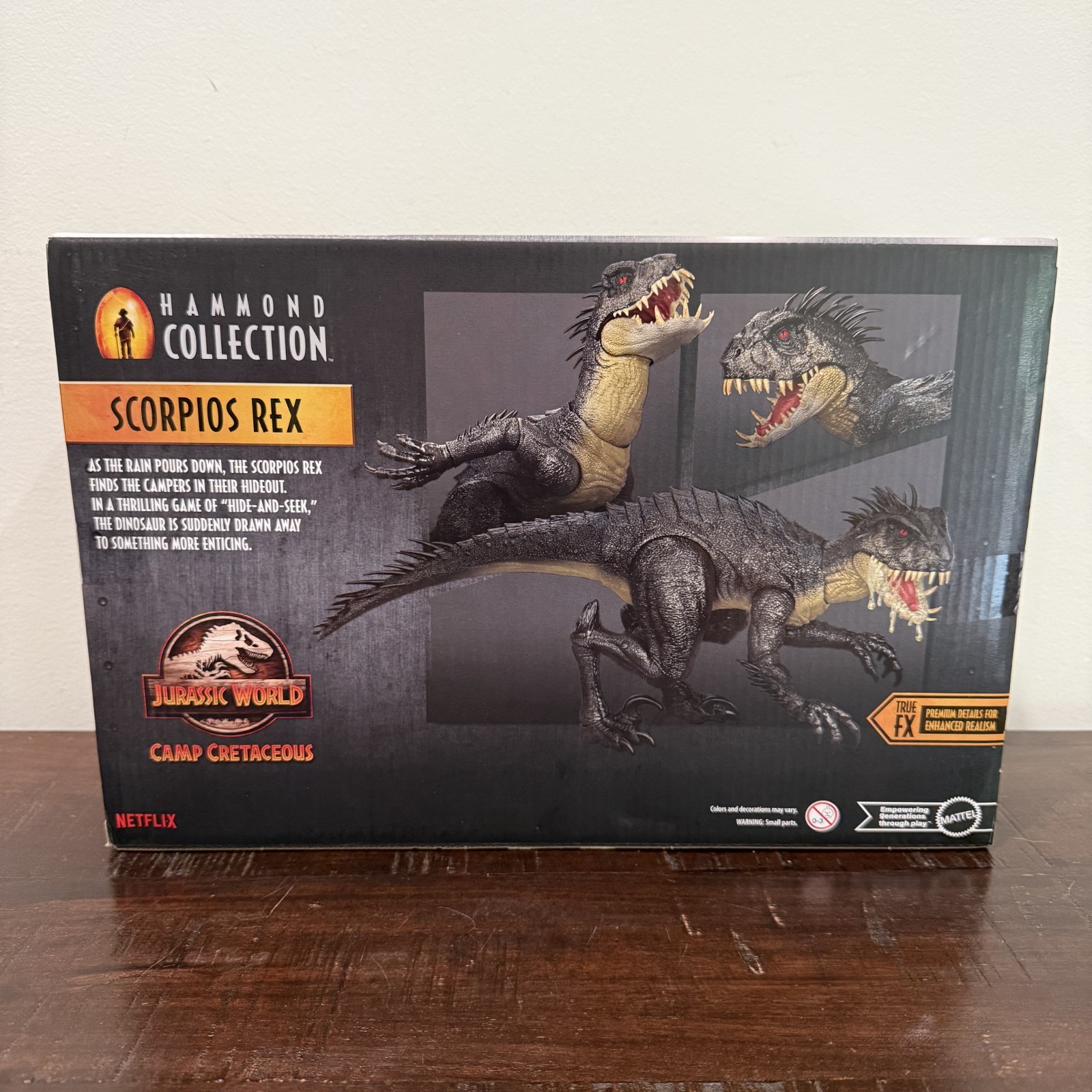 Jurassic World Hammond Collection Scorpios Rex Deluxe 17″ Dinosaur Action Figure