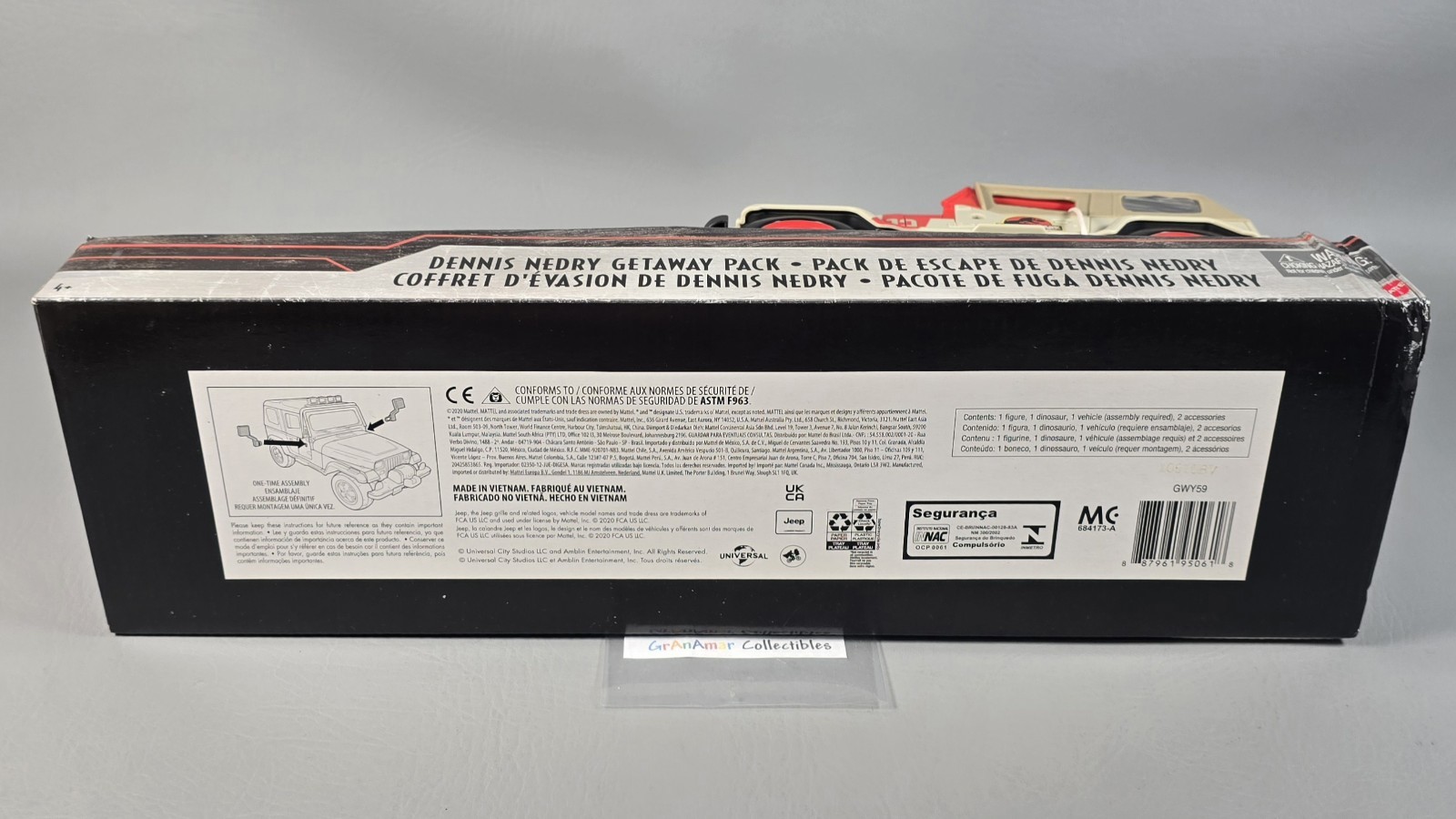 Jurassic World Legacy Collection DENNIS NEDRY Getaway Pack 2020 Exclusive GWY59