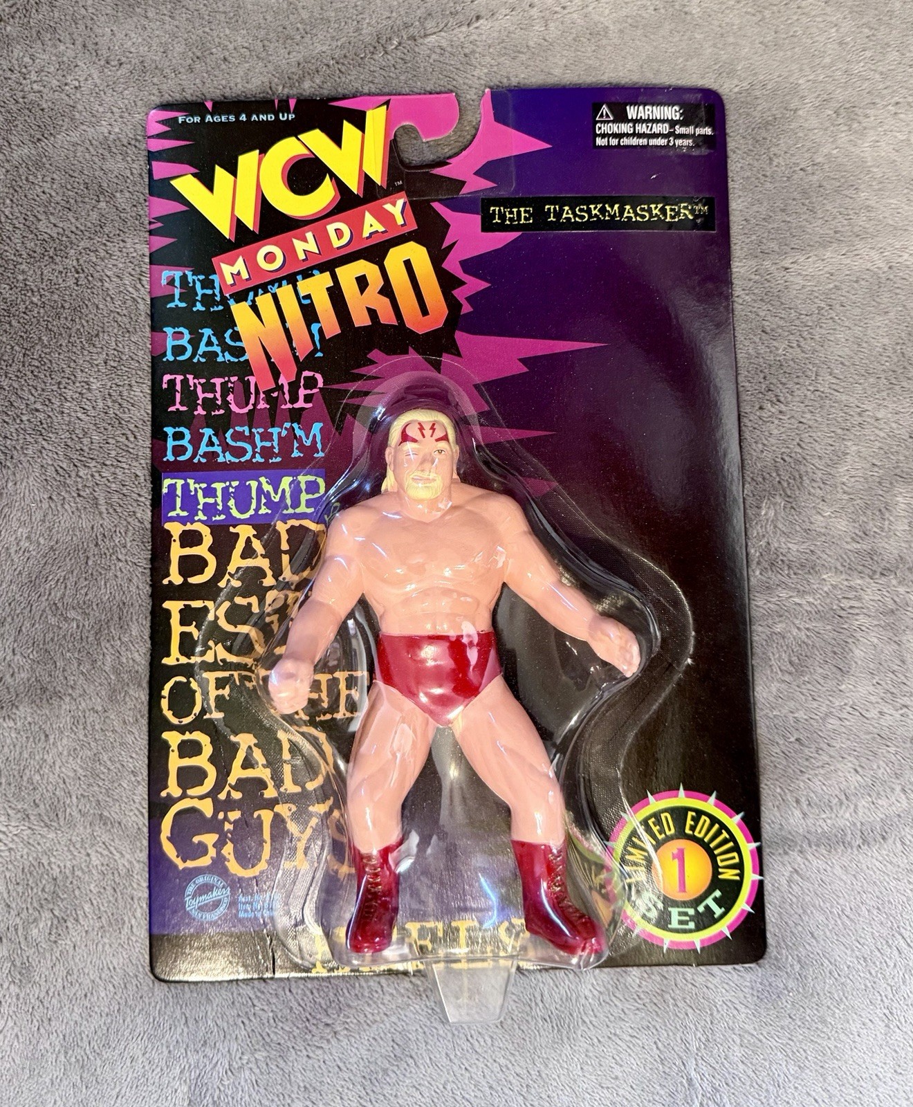 1998 WCW Monday Nitro The Taskmaster Kevin Sullivan Limited Edition Heels MOC