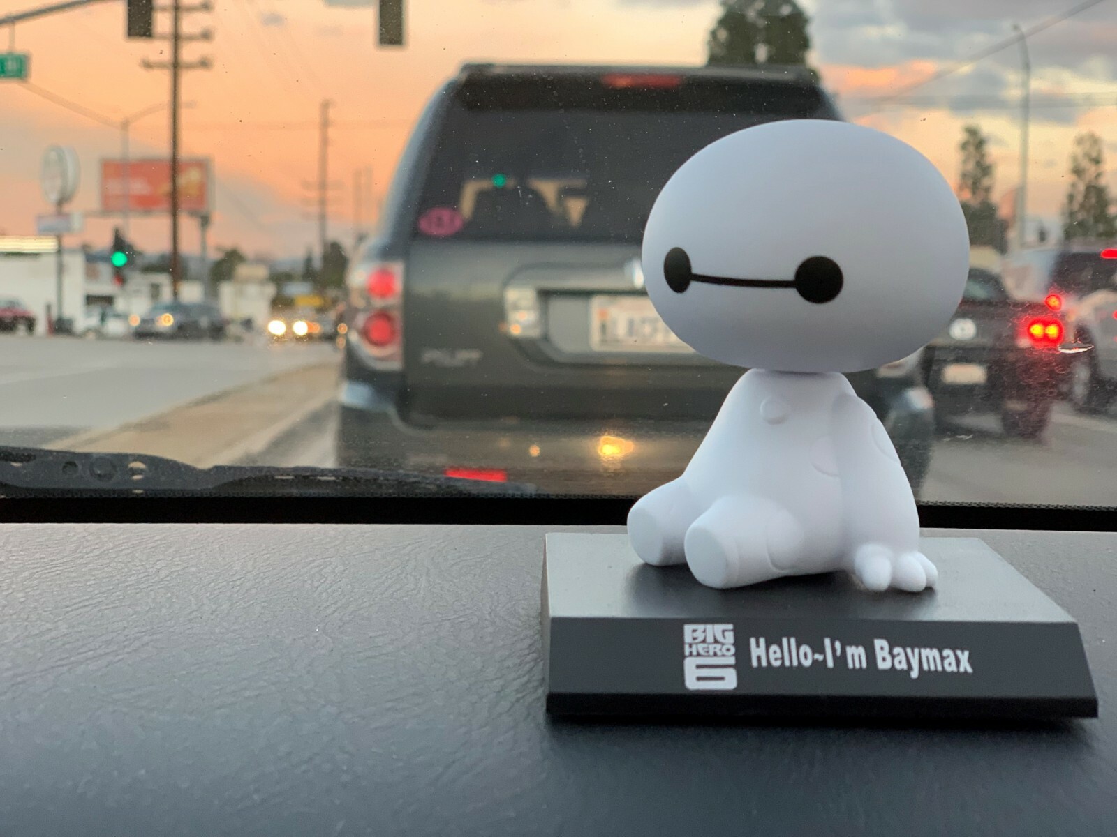 Baymax Big Hero 6 Cartoon Cute Toy Figure Doll Car Dashboard Interior Decoration