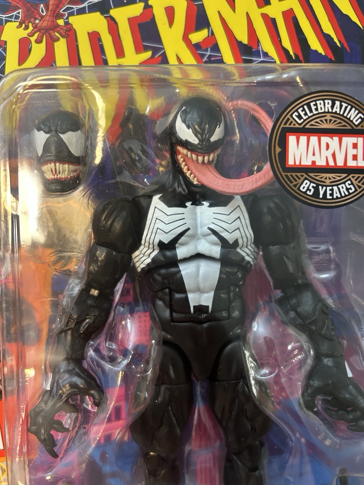 Marvel Legends 85th Anniversary Retro Venom Action Figure Walmart Exclusive New
