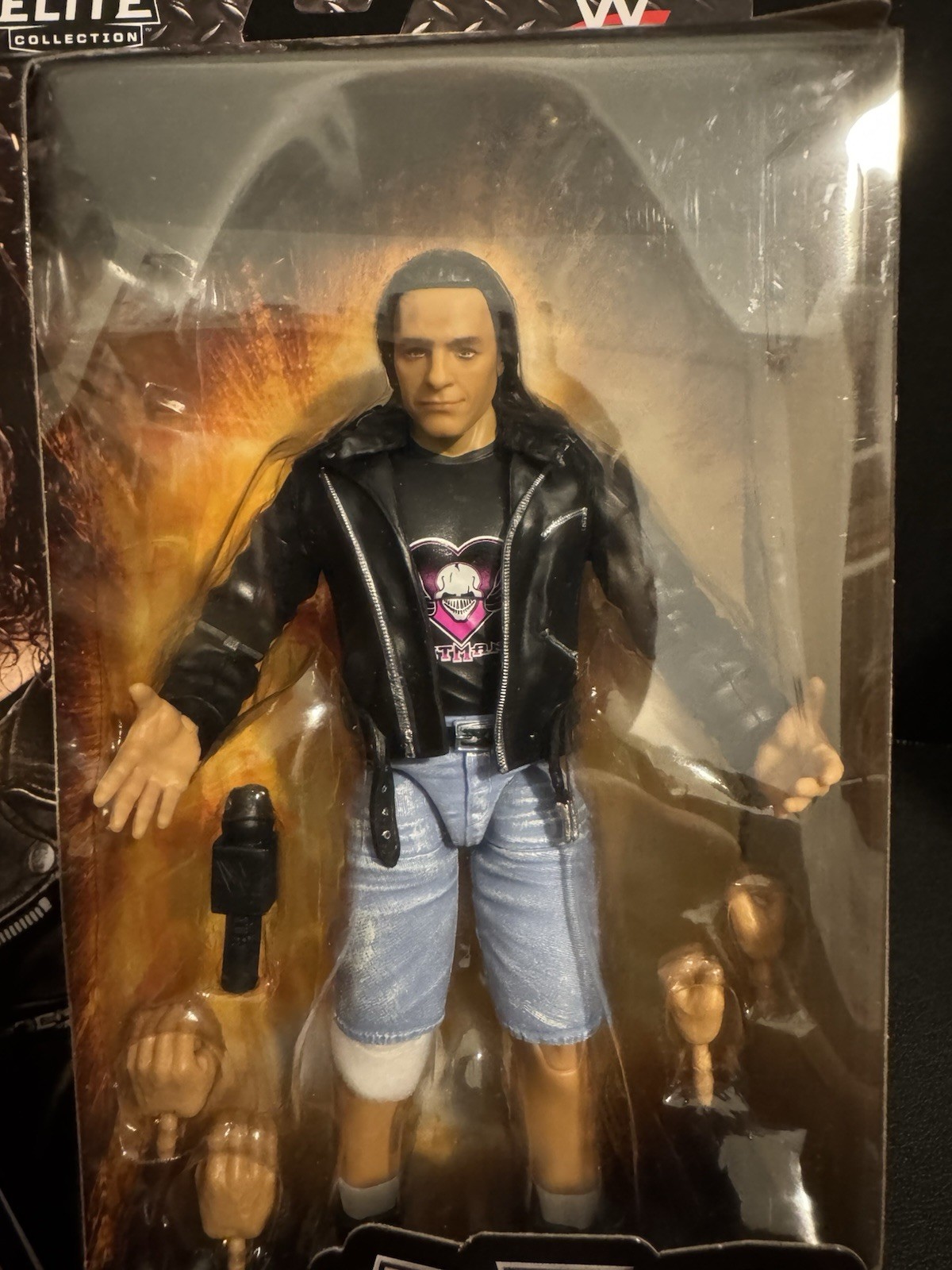 WWE Elite Monday Night War Series 12 Goldberg, Bret Hart, Warrior & Steven Regal