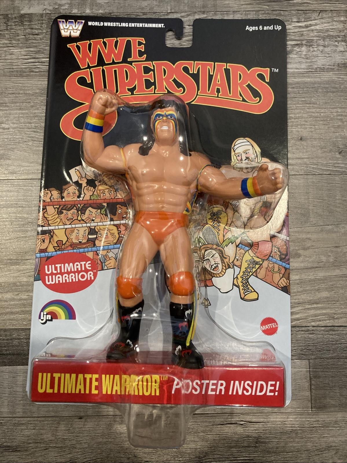 2026 WWE LJN Superstars ULTIMATE WARRIOR Chase BLACK CARD – IN HAND