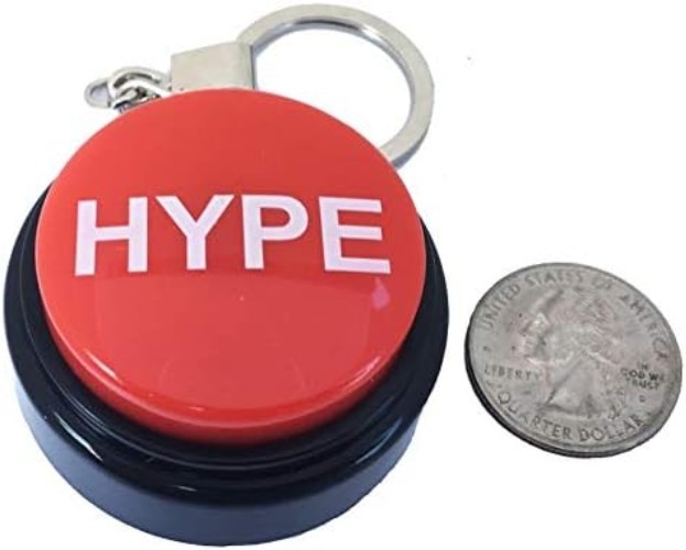 Portable HYPE2Go Keychain with Hip Hop Sound Effect – Batteries Included!