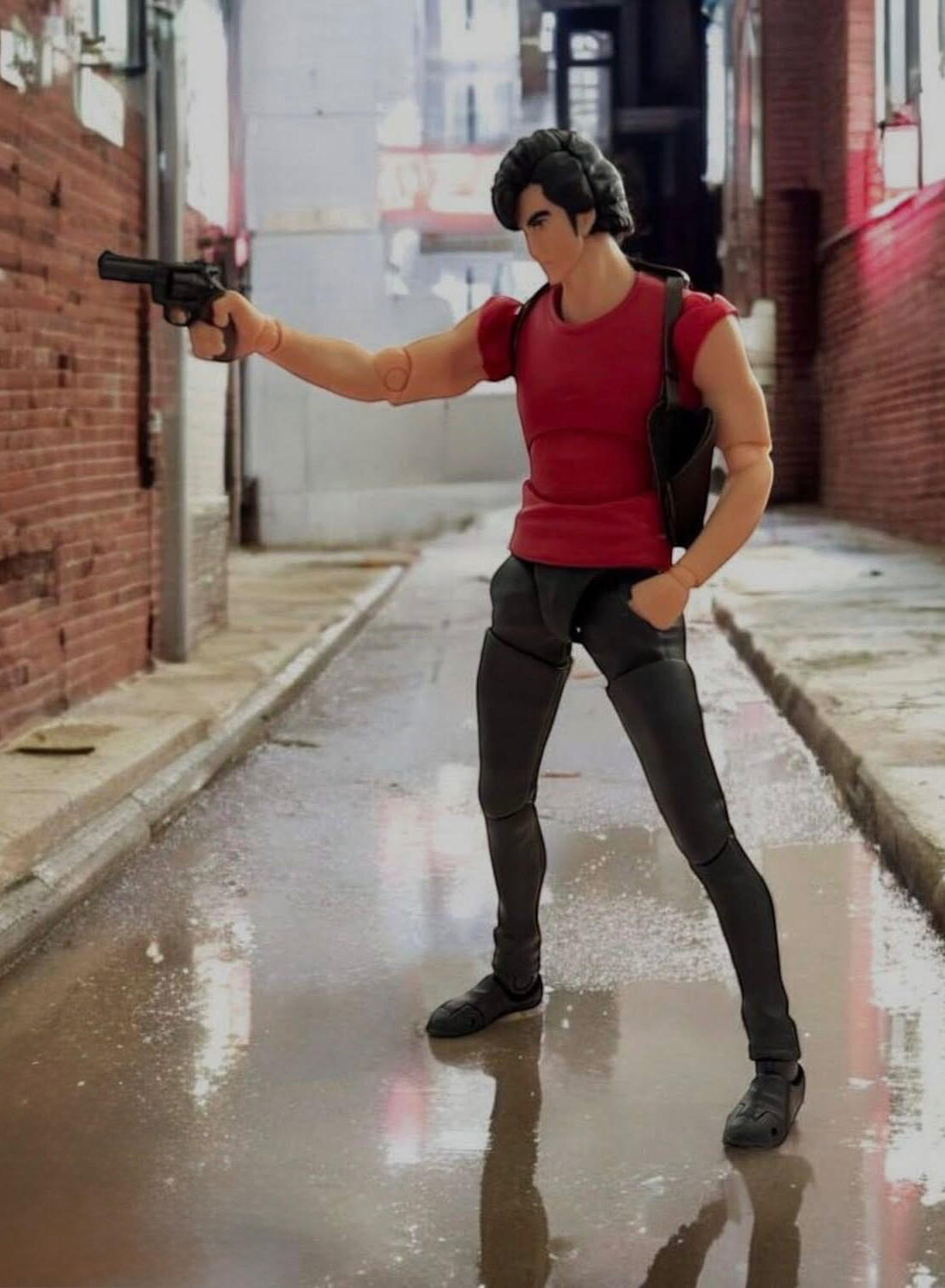 BW-CTJK-SET: 1/12 Sport Coat & Shoulder Gun Holster for 6″ Buzzmod City Hunter