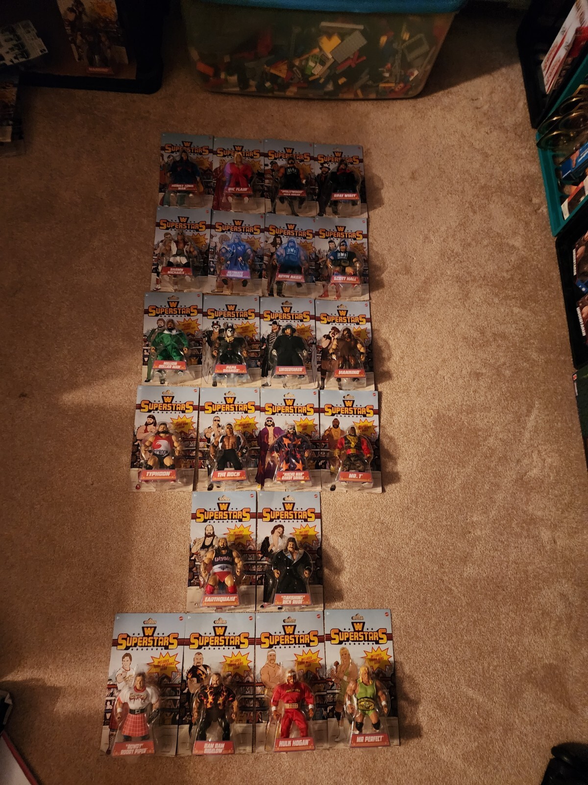WWE Superstars Series 1 to 6 Lot of 22 Hall, Nash, Mr. Perfect, etc.. Complete!