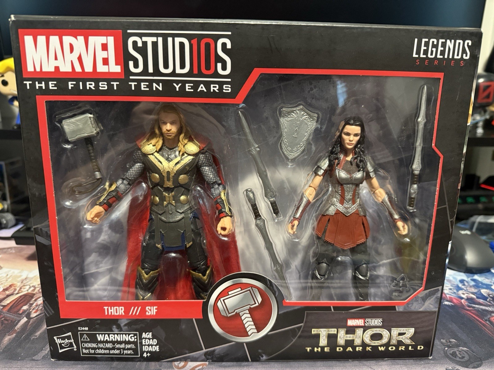 Marvel Studios Legend Series First 10 Years Thor Dark World & SIF NIB