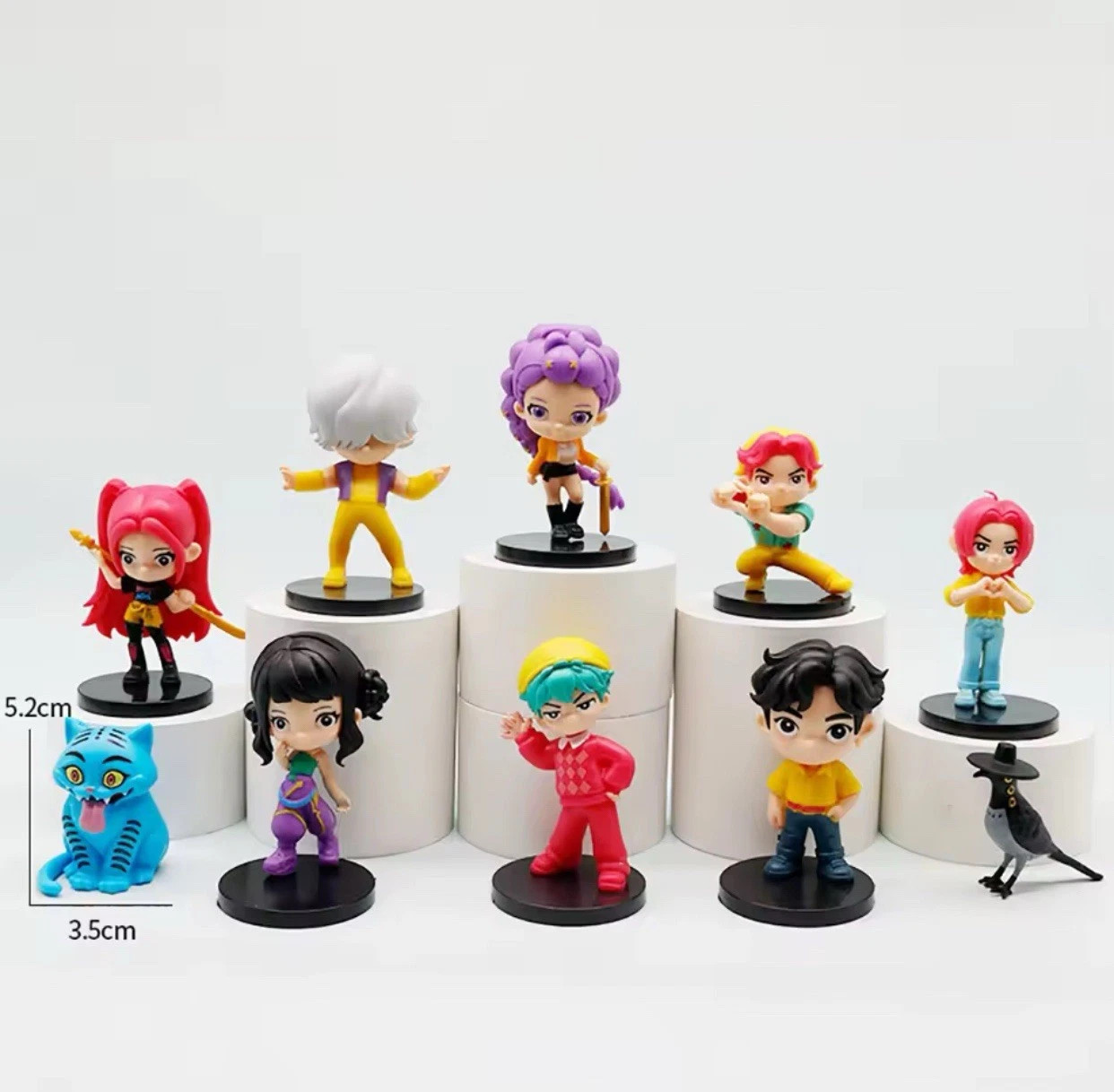 10PCS Demon Hunters Action Figure PVC Toy K Christmas Birthday Gift