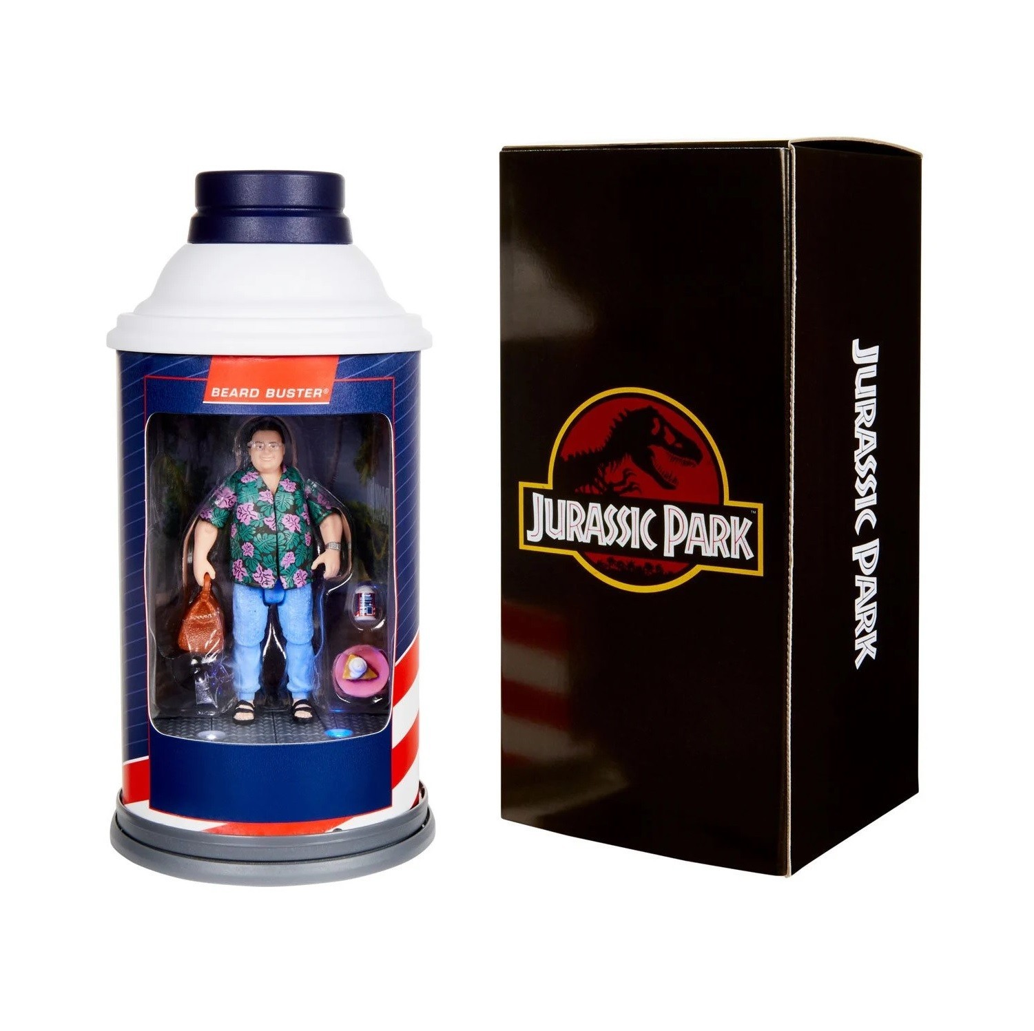 Jurassic Park Barbasol Dennis Nedry Action Figure 2020 Convention Exclusive