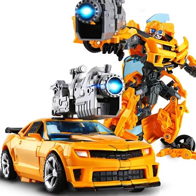 Transformation Robot Car Toy Alloy Plastic Bumblebee Action Figure Kids Birthday