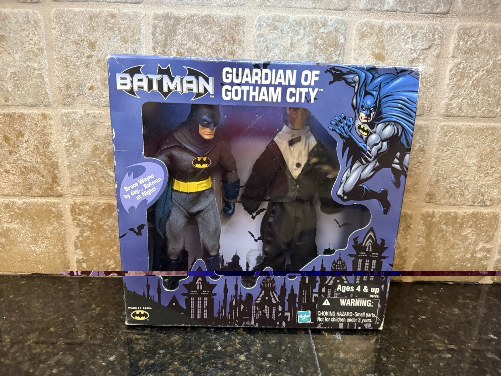 Batman Bruce Wayne Joker Penguin Hasbro Target 2000’s 3 Action Figures NEW