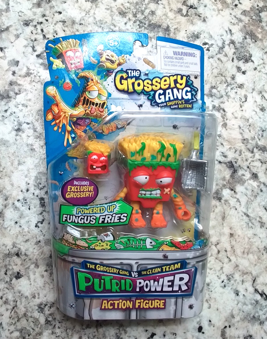 Grossery Gang Putrid Power Action Figure Fungus Fries Exclusive New Sealed