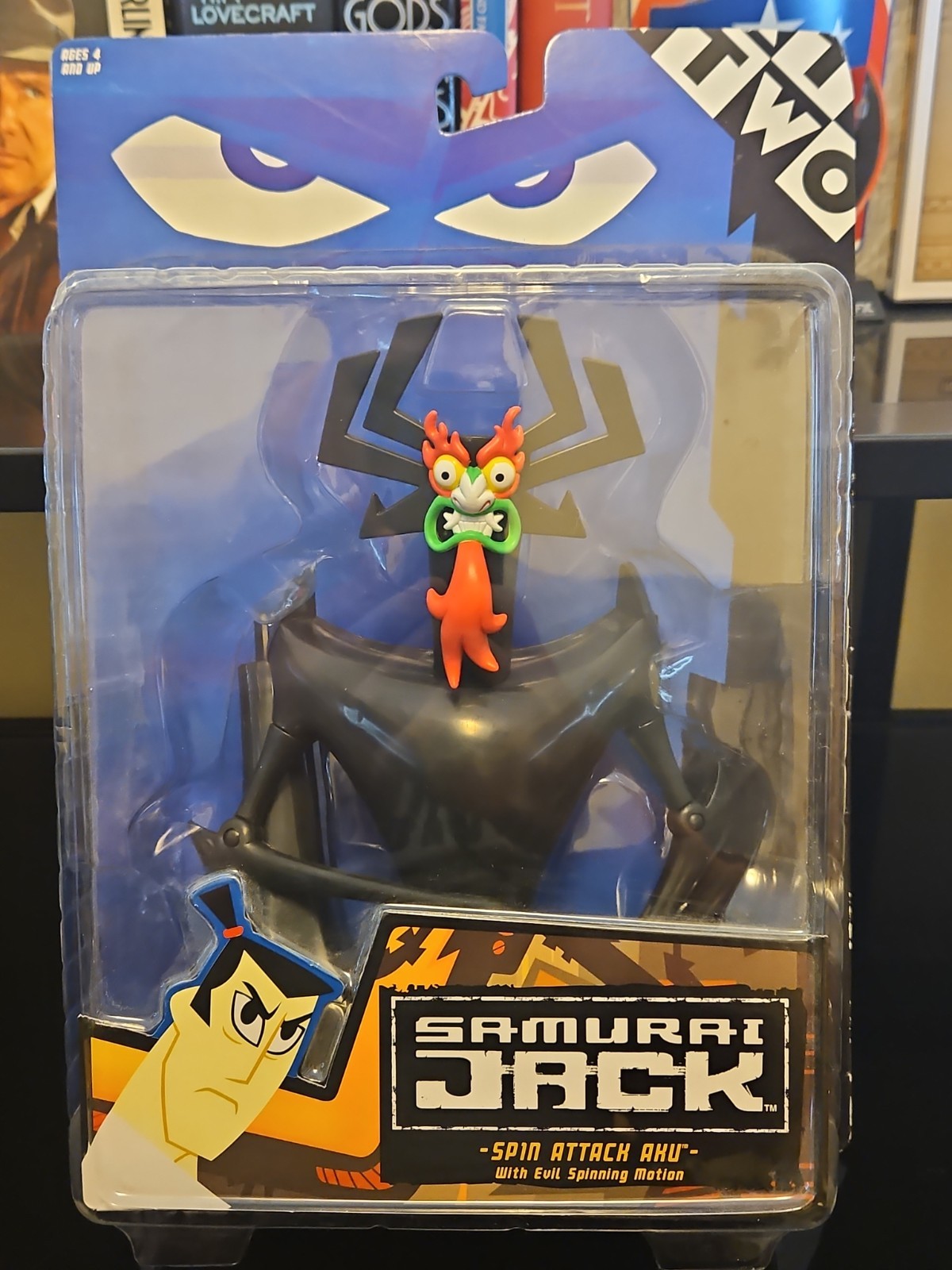 2001 Cartoon Network: Samurai Jack – Spinning Attack Aku Action Figure NEW NIB