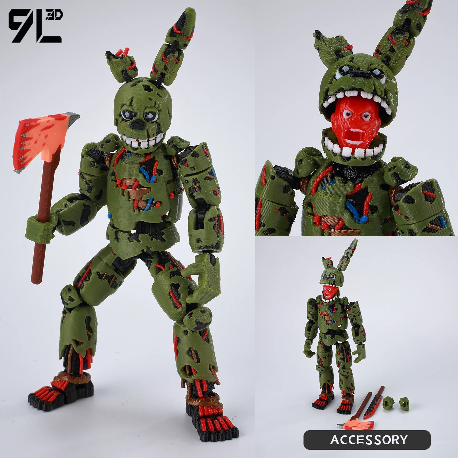 9L3D Lucky13 T13 Dummy13 1/12 Multi-Jointed Action Figure DIY Model NEW