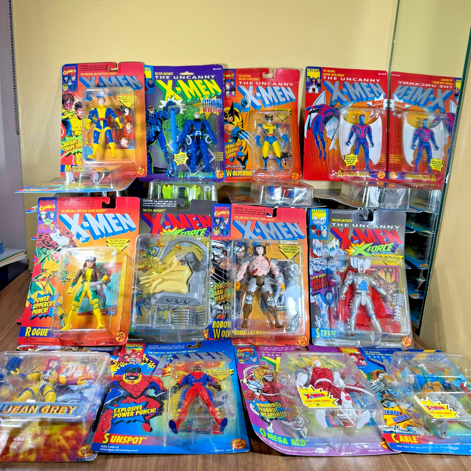 X-MEN Action Figures X-Force The Uncanny ToyBiz 1991-1996 Massive Lot You Pick!!