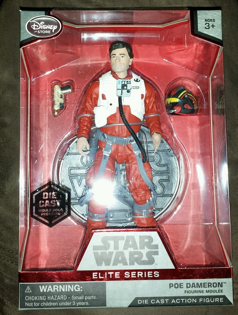 Poe Dameron Elite Series Die Cast Figure Disney Star Wars The Force Awakens