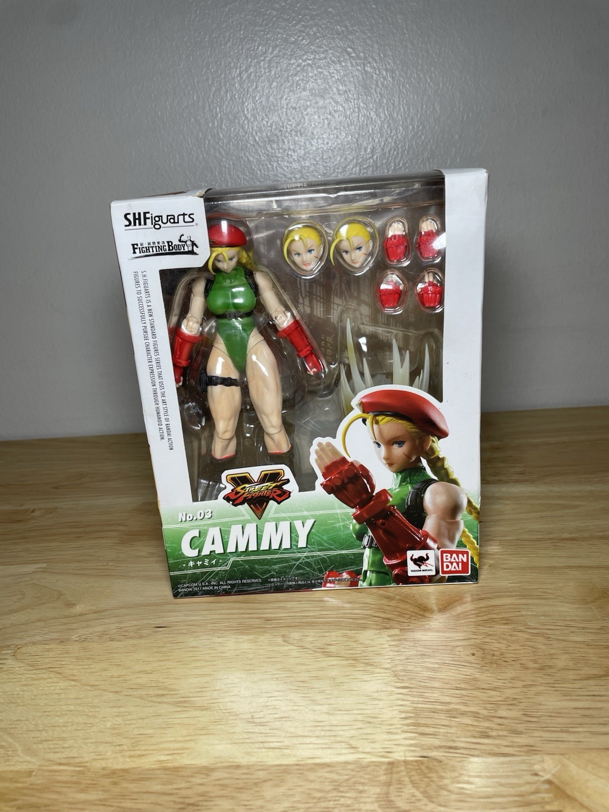 Cammy S.H. Figuarts Street Fighter V No. 03 Tamashii Nations Bandai Capcom NEW