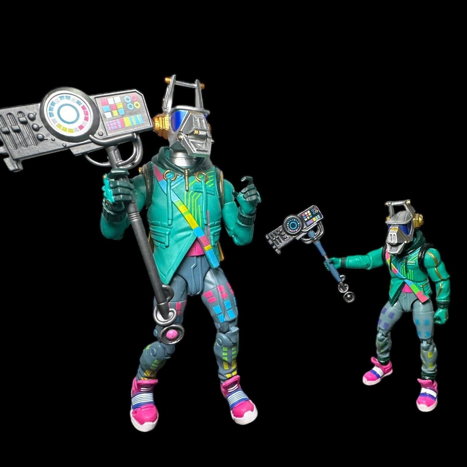 Fortnite – DJ Yonder – 2 Figure Lot With Some Accessories