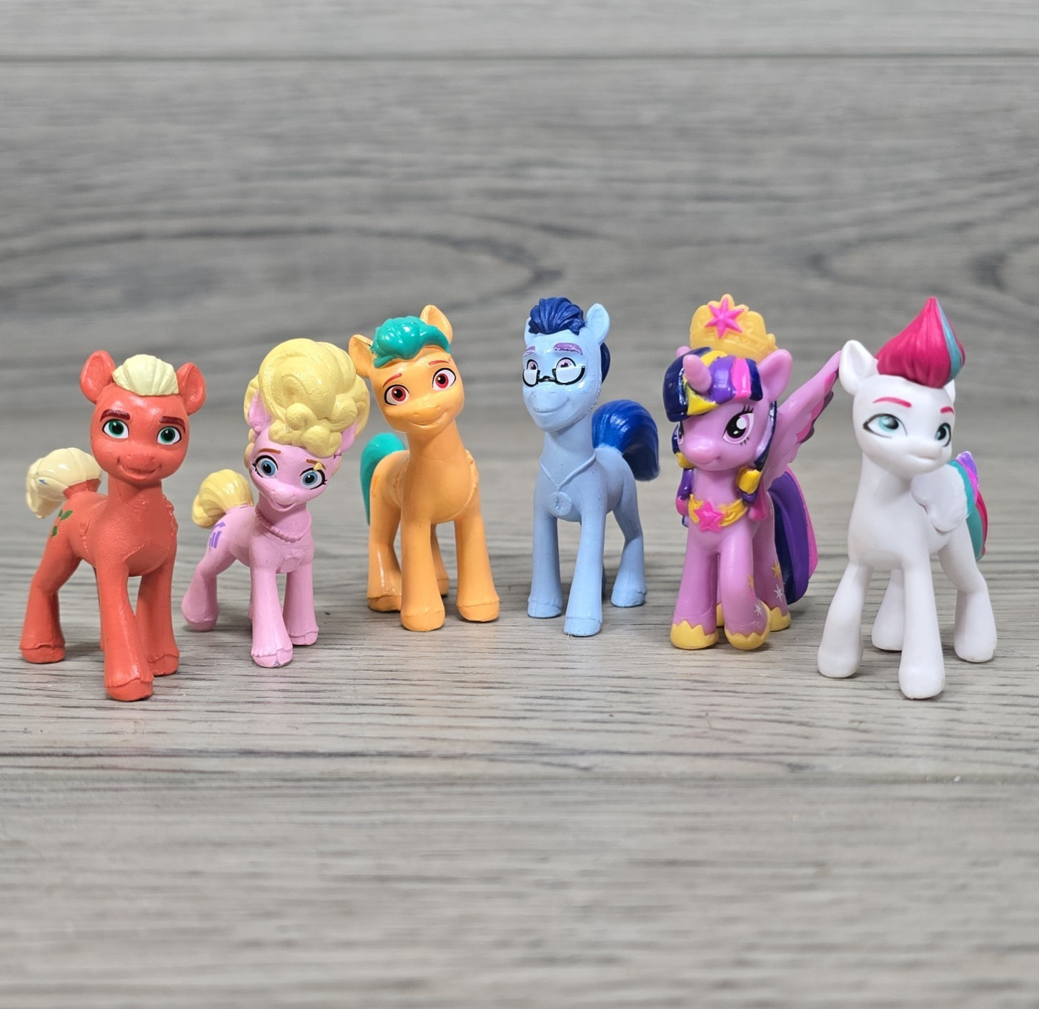 My Little Pony G5 Mini Figures – Zipp Storm Twilight Sparkle Hitch Hasbro 6 Pc
