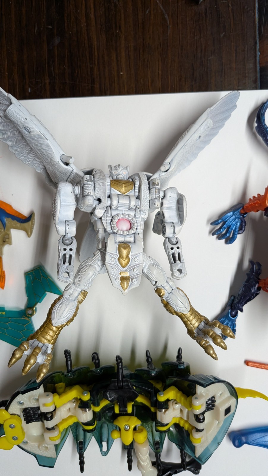VTG 90s Transformers Beast Wars/Machines Lot Transmetal Parts Pieces Repair