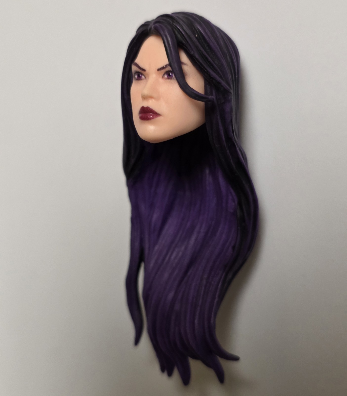 Marvel Legends Gamerverse Psylocke HEAD ONLY Fodder FROM Thanos 2 Pack