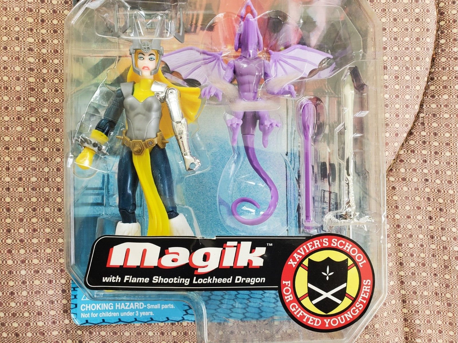 MAGIK Flame Shooting Lockheed Dragon – X-Men The New Mutants Toy Biz – Variant