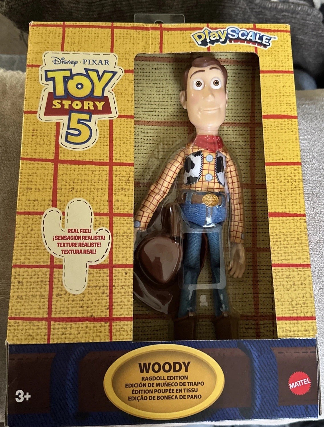 NEW 2026 Mattel Movie Woody Toy Story 5 Rag Doll Soft Body 7” HTF