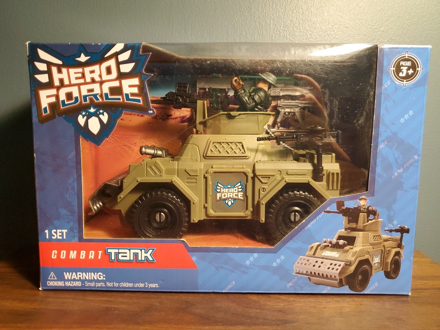 Hero Force Combat Tank W/ Figure And Accessories 2019 Blip Toys New In Box