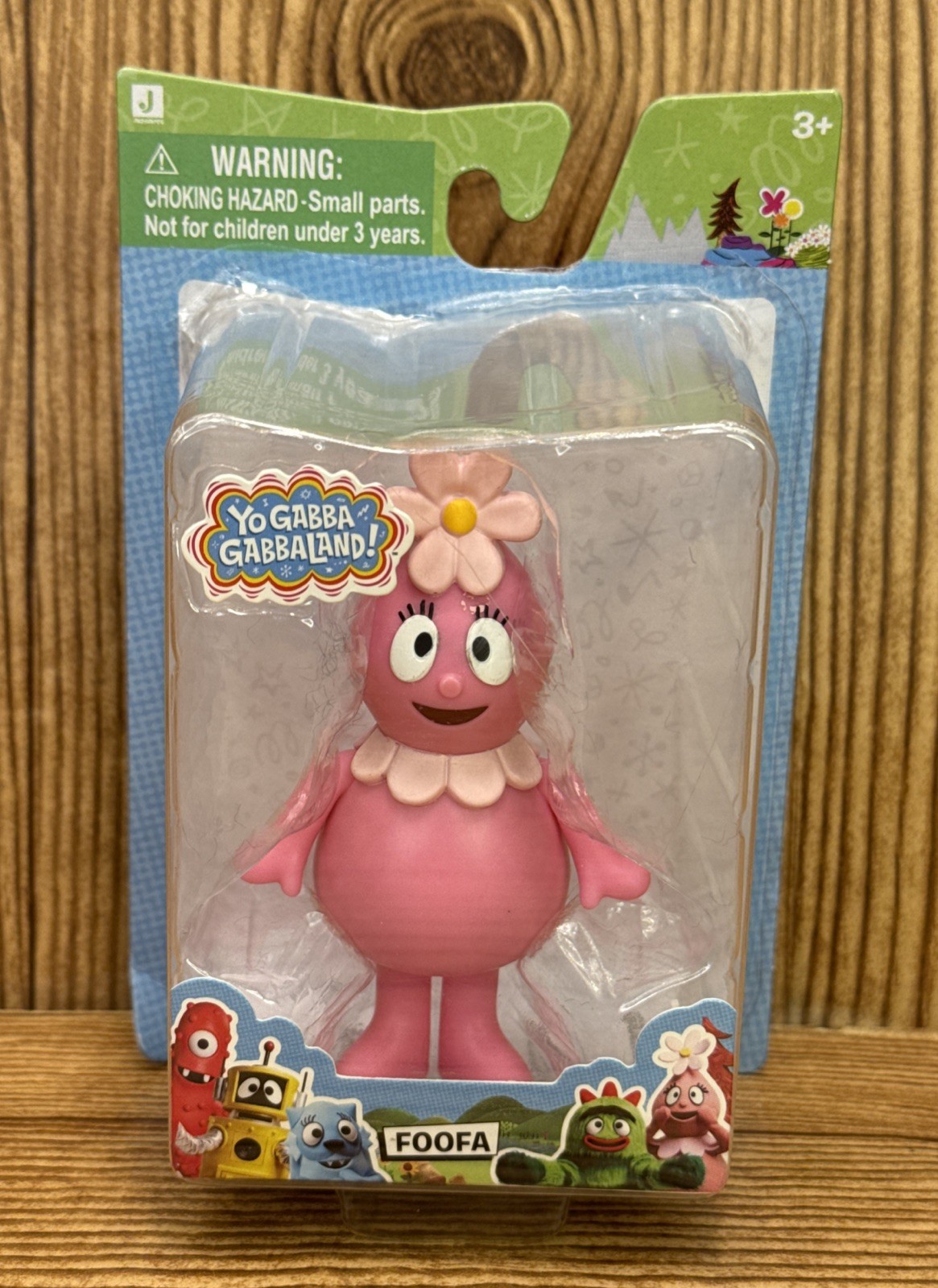 Jazwares Yo Gabba Gabbaland! FOOFA 3” Vinyl Poseable Figure Brand New Ages 3+