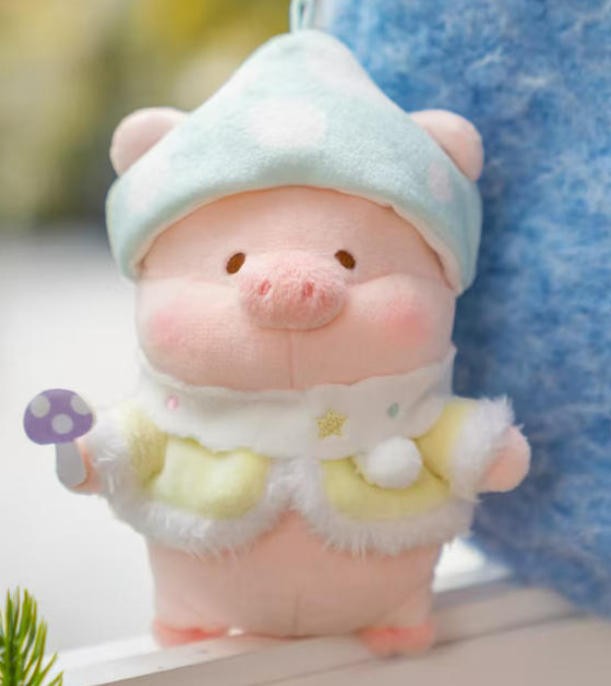 Toyzero Lulu The Piggy Mushroom Guardian 5.3In Plush Keychain Official In Stock